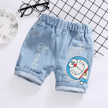 Boys' Denim Shorts for Ages 3-8 - Summer Style - # BOAA11410009