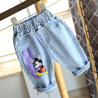 Boys' Denim Shorts for Ages 3-8 - Summer Style - # BOAA11410009