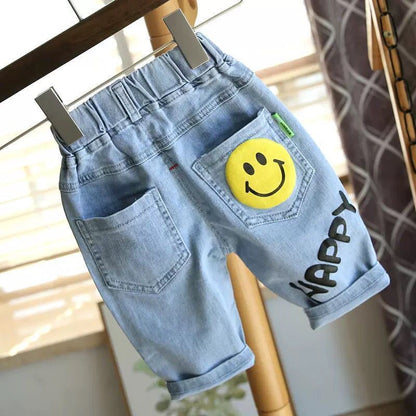Boys' Denim Shorts for Ages 3-8 - Summer Style - # BOAA11410009