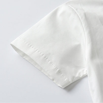 Boys' Gentleman Set with Short Sleeve Shirt and Suspenders - # BAAA71710013