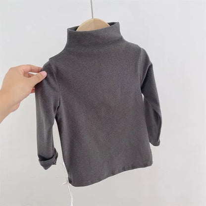 Boys Girls T-shirts Kids Tops Turtleneck - # BOAA11510010