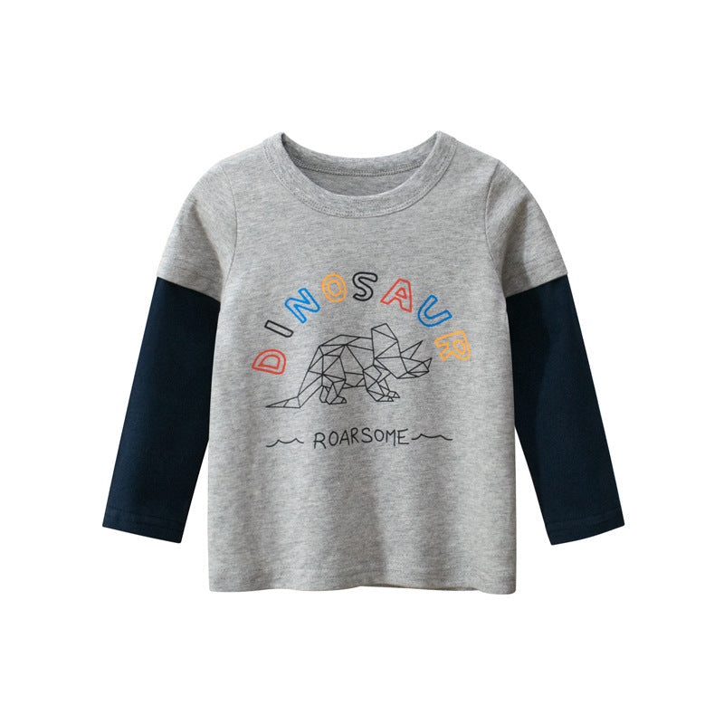 Boys' Long-Sleeved T-Shirt for Kids - # BAAA1111010028 & BOAA11510026
