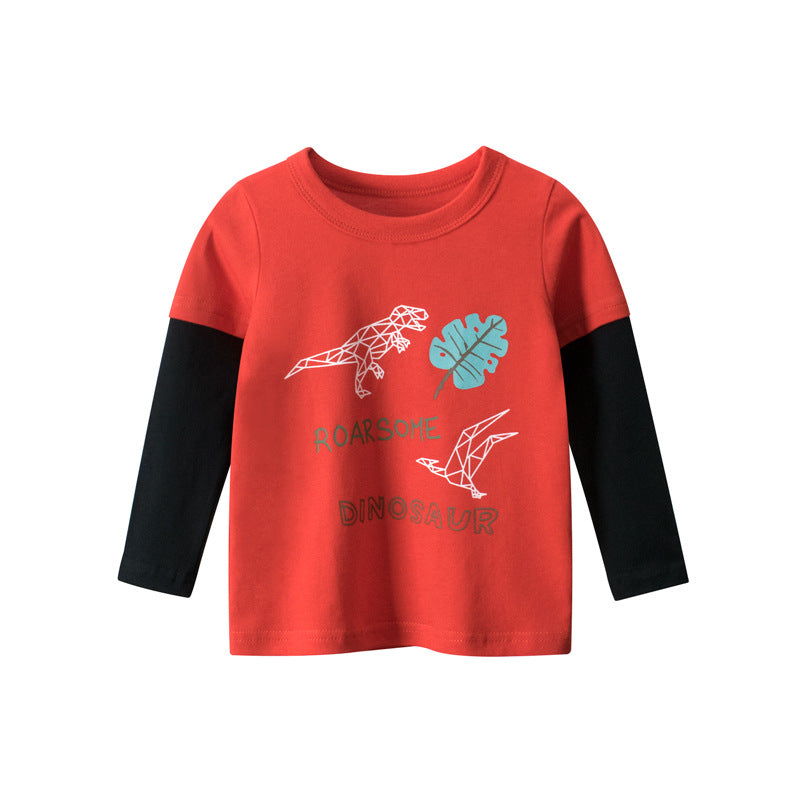 Boys' Long-Sleeved T-Shirt for Kids - # BAAA1111010028 & BOAA11510026