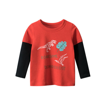 Boys' Long-Sleeved T-Shirt for Kids - # BAAA1111010028 & BOAA11510026