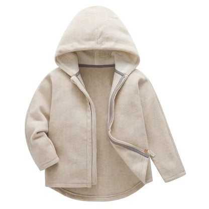 Boys' Soft Warm Polar Fleece Jacket for Spring & Autumn - # BAAA61110008