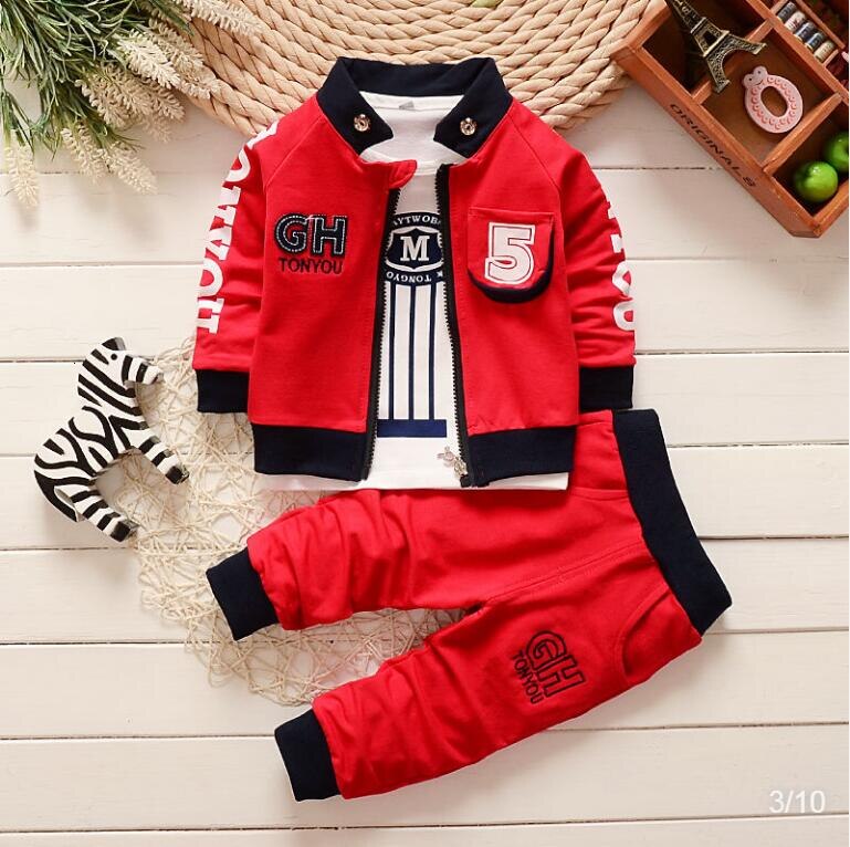 Boys' Spring 3-Piece Outfit | For Ages 0-3 Years - # BAAA71710018 & BOAA11310010