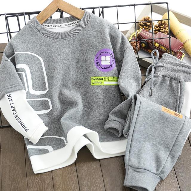 Boys' Spring and Autumn Children's Sweater & Pants Set - # GIAA22310004 & GIAA21310011 & BOAA12310002 & BOAA11310024