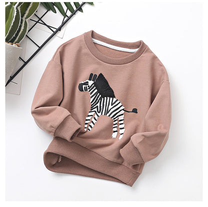 Boys' Spring Cotton Long Sleeve T-Shirt for Kids - # BAAA1111010026 & BOAA11510028