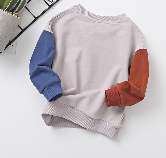 Boys' Spring Cotton Long Sleeve T-Shirt for Kids - # BAAA1111010026 & BOAA11510028