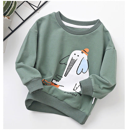 Boys' Spring Cotton Long Sleeve T-Shirt for Kids - # BAAA1111010026 & BOAA11510028