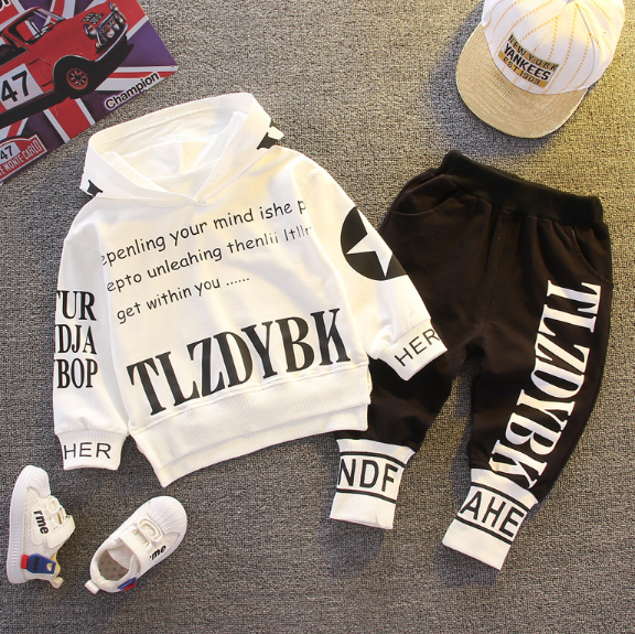 Boys' Spring Sports Set - Two-Piece Athletic Outfit - # BAAA71710019 & BOAA11310011