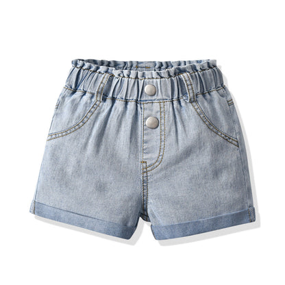 Boys' Summer Denim Shorts for Ages 2-7 Years - # BOAA11410010