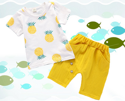 Boys' Summer Outfit | Trendy Two-Piece Set - # BAAA71710020 & BOAA11310012