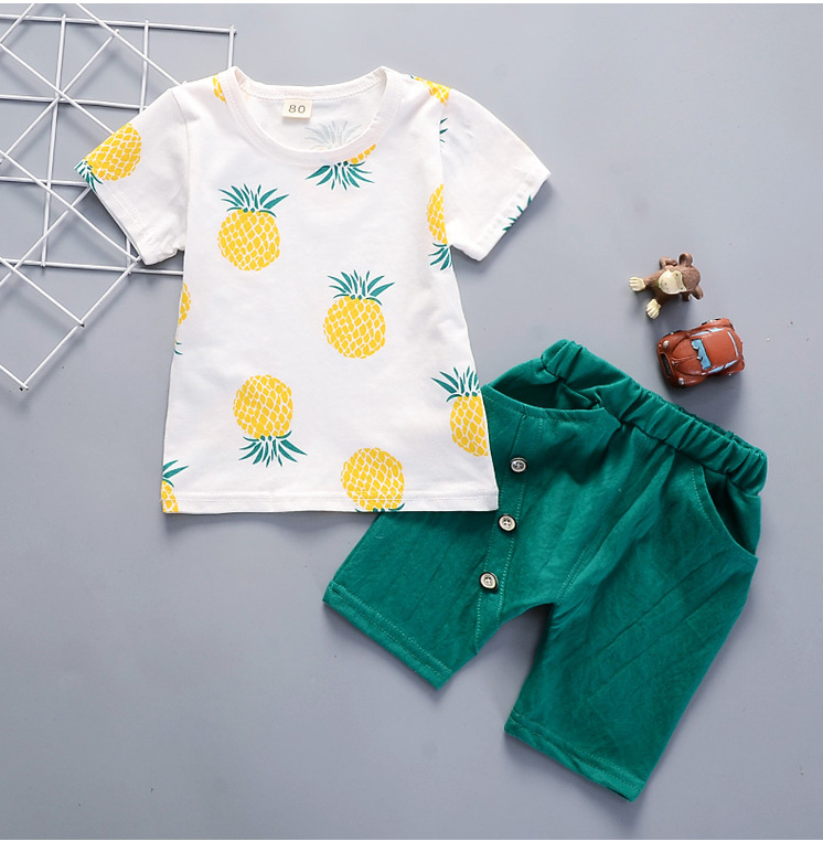 Boys' Summer Outfit | Trendy Two-Piece Set - # BAAA71710020 & BOAA11310012