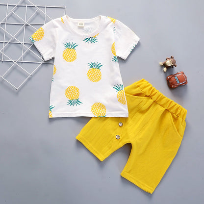 Boys' Summer Outfit | Trendy Two-Piece Set - # BAAA71710020 & BOAA11310012