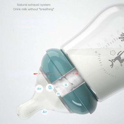 BPA-Free Glass Baby Bottle with Anti-Choke Design - # BAGE21810008
