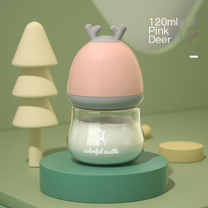 BPA-Free Glass Baby Bottle with Anti-Choke Design - # BAGE21810008
