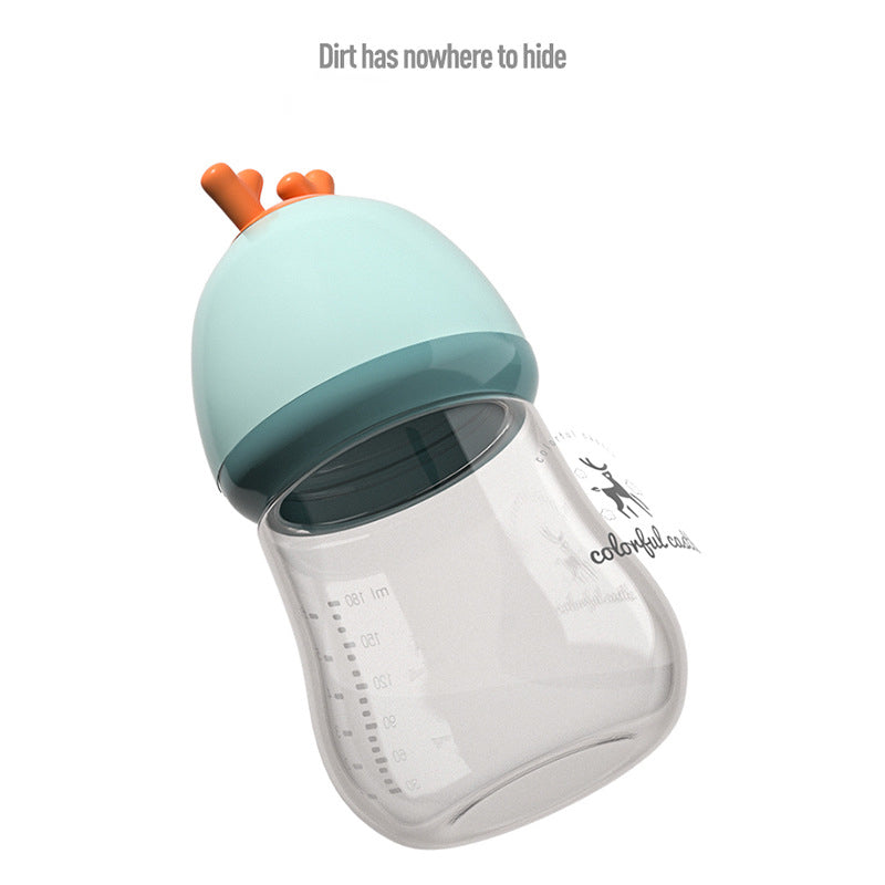 BPA-Free Glass Baby Bottle with Anti-Choke Design - # BAGE21810008