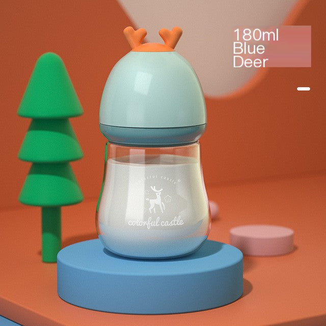BPA-Free Glass Baby Bottle with Anti-Choke Design - # BAGE21810008