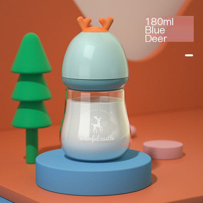 BPA-Free Glass Baby Bottle with Anti-Choke Design - # BAGE21810008
