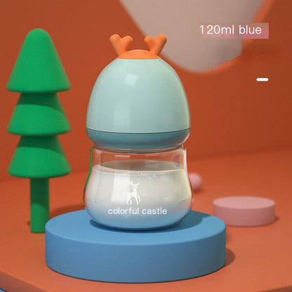 BPA-Free Glass Baby Bottle with Anti-Choke Design - # BAGE21810008