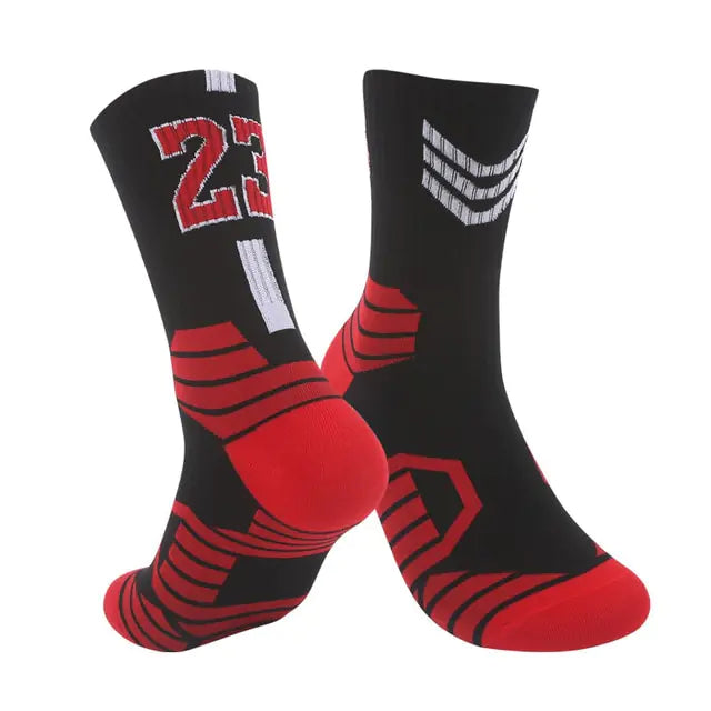 Breathable Non-Slip Professional Basketball Socks for Men, Women, and Kids - Ideal for Sports, Cycling, Climbing, and Running - # BOAA13810001