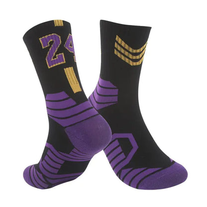 Breathable Non-Slip Professional Basketball Socks for Men, Women, and Kids - Ideal for Sports, Cycling, Climbing, and Running - # BOAA13810001