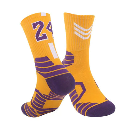 Breathable Non-Slip Professional Basketball Socks for Men, Women, and Kids - Ideal for Sports, Cycling, Climbing, and Running - # BOAA13810001
