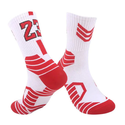 Breathable Non-Slip Professional Basketball Socks for Men, Women, and Kids - Ideal for Sports, Cycling, Climbing, and Running - # BOAA13810001