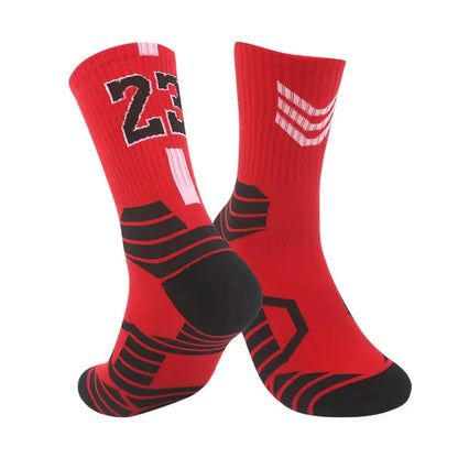 Breathable Non-Slip Professional Basketball Socks for Men, Women, and Kids - Ideal for Sports, Cycling, Climbing, and Running - # BOAA13810001