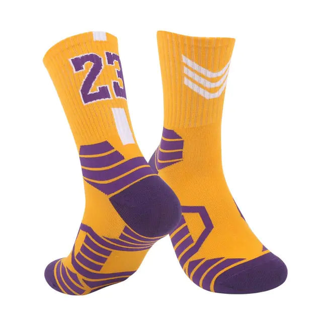 Breathable Non-Slip Professional Basketball Socks for Men, Women, and Kids - Ideal for Sports, Cycling, Climbing, and Running - # BOAA13810001