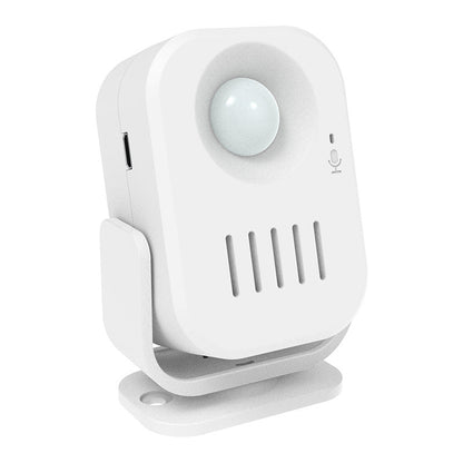 Voice-announcing Alarm-enabled Doorbell