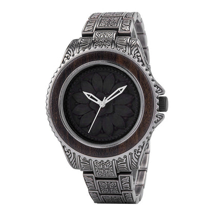 Wooden Watch Quartz Decoration