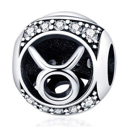 12 Zodiac Sign Bead Accessories For DIY Bracelets