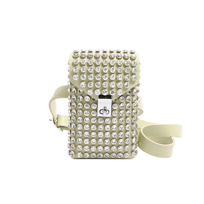 Single-shoulder Bag Instagram-style Rhinestone Design