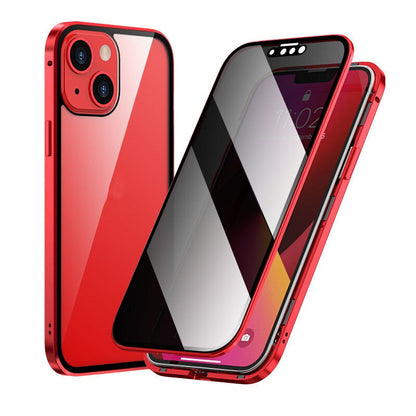 Privacy-proof Magneto Phone Case Double Sided Metal Frame