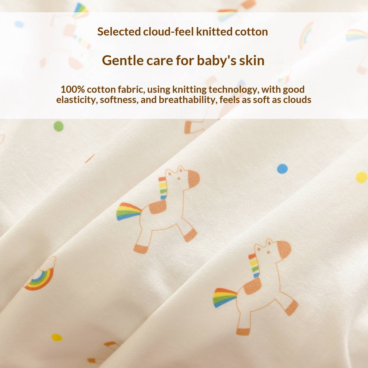 Cotton Baby Swaddle To Prevent The Startle Reflex