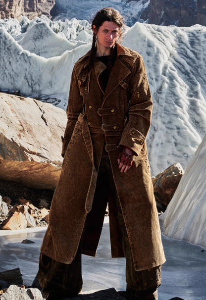 Detachable Corduroy Multi-style Jacket Trench Coat