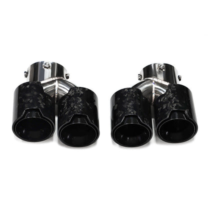 Car Modification Stainless Steel Carbon Fiber Exhaust Pipe