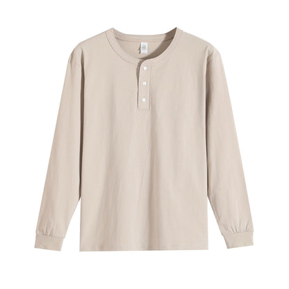 Pullover New Style Combed Pure Cotton Long Sleeve