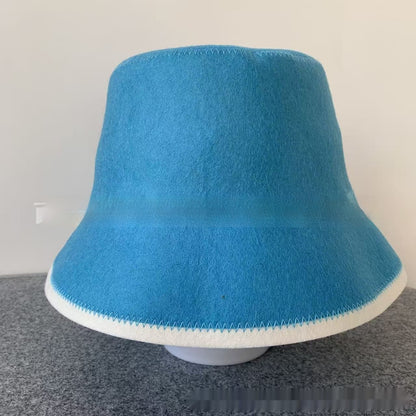 Colorful Wool Felt Sauna Cap