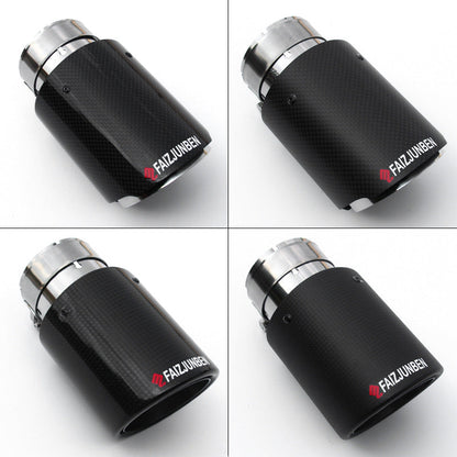 Carbon Fiber Stainless Steel Car Exhaust Pipe Modification