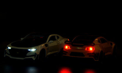 Camaro Bumblebee Alloy Car Model | With Sound and Light - # BAGE81110038