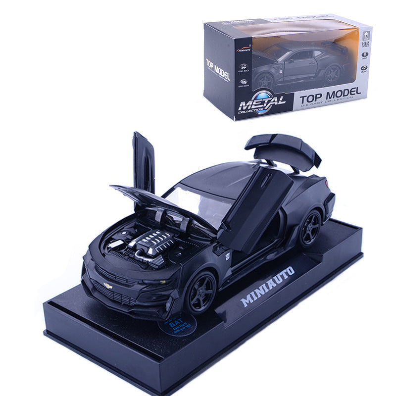 Camaro Bumblebee Alloy Car Model | With Sound and Light - # BAGE81110038