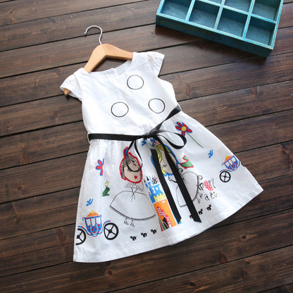 Camouflage Print Sleeveless Dress | For Girls - # BAAA51110026 & GIAA211710032