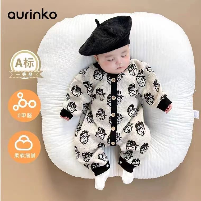Baby Spring And Autumn Onesie Newborn Long-sleeve Romper