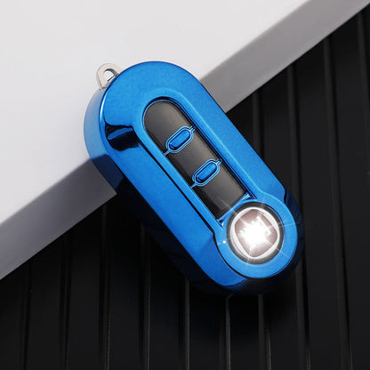 Silicone Key Fob Cover Case for - 3 Button Folding Remote Key Shell Protector