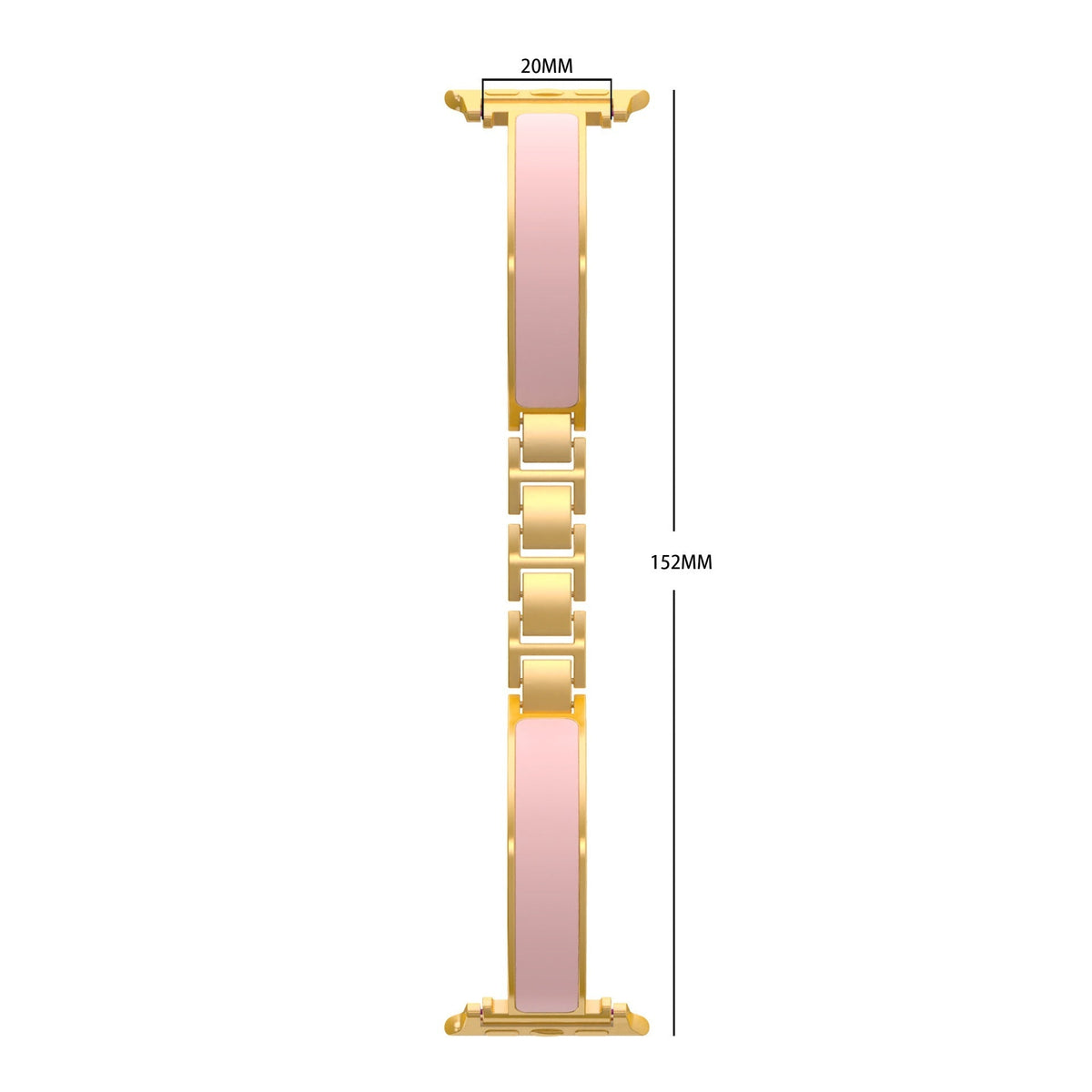 Chanel-style Bracelet-style Metal-link Watch Strap