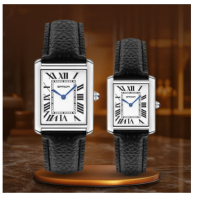 Roman Scale Couple Fashion Waterproof Watch