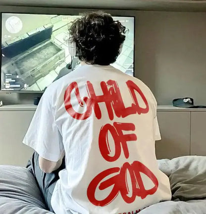 Child Of God Print T-shirt - # BOAA13510039